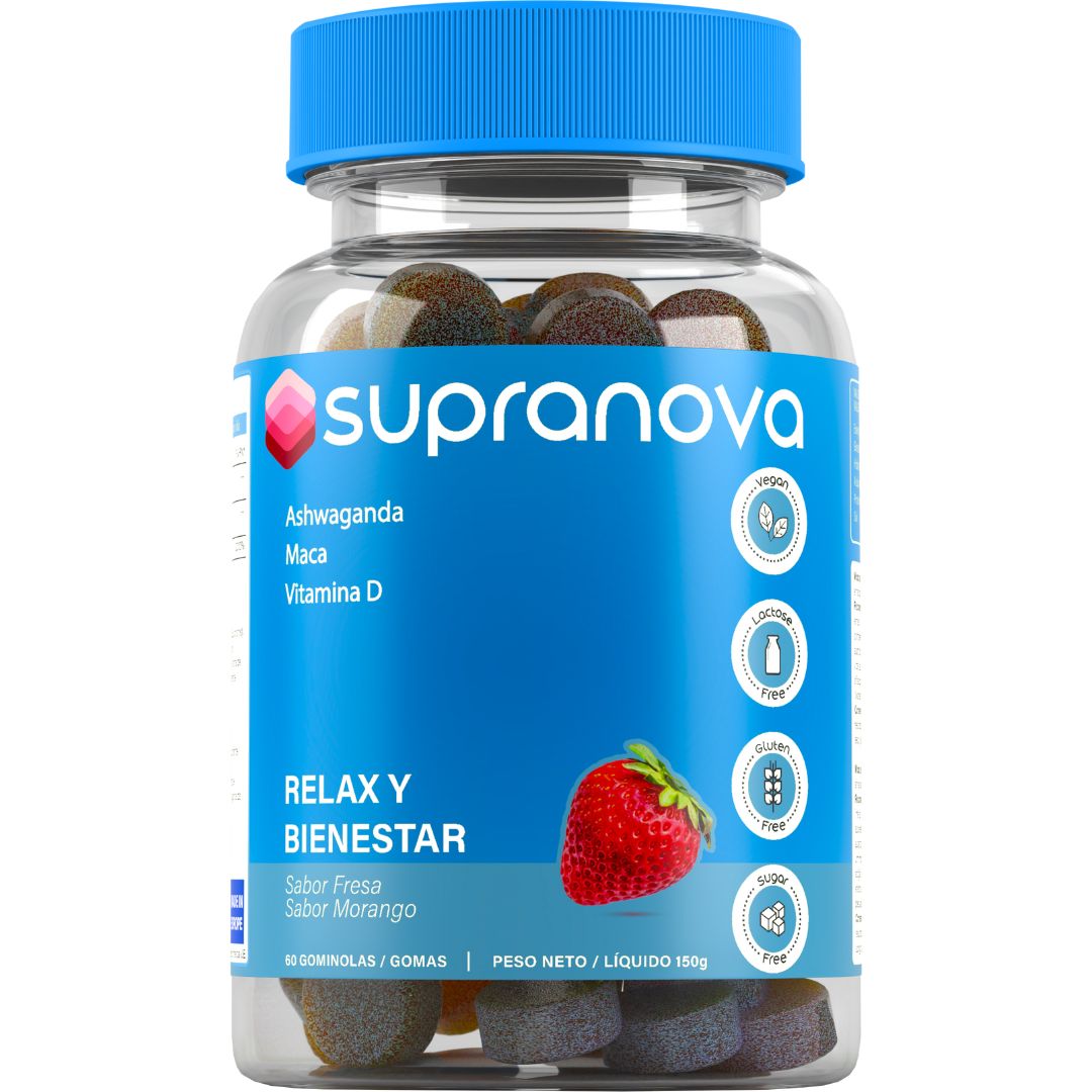 RELAX Y BIENESTAR (60 gominolas - SIN AZĂCAR)