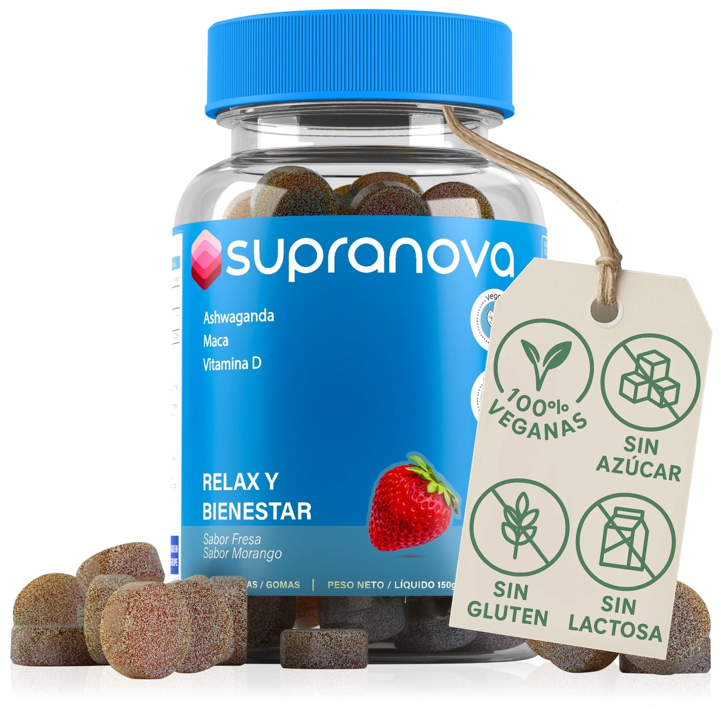 RELAX Y BIENESTAR (60 gominolas - SIN AZĂCAR)