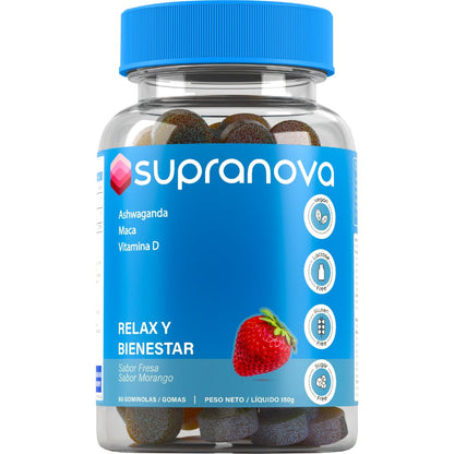 RELAX Y BIENESTAR (60 gominolas - SIN AZÚCAR)